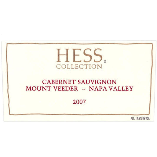 HESS COLLECTION CAB 2007