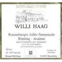 WILLI HAAG RIESLING auslese 12