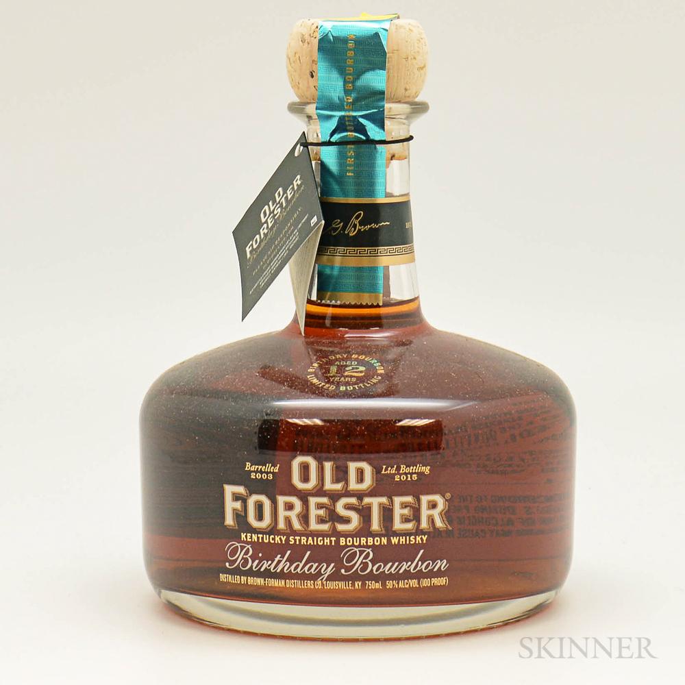 OLD FORESTER birthday 12 yrs